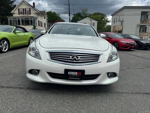 Moonlight White 2013 INFINITI G37x Base