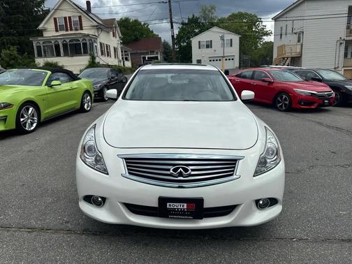 Moonlight White 2013 INFINITI G37x Base
