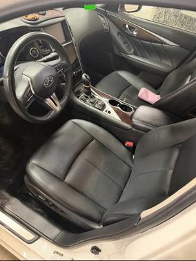 Majestic White 2018 INFINITI Q50 3.0t LUXE