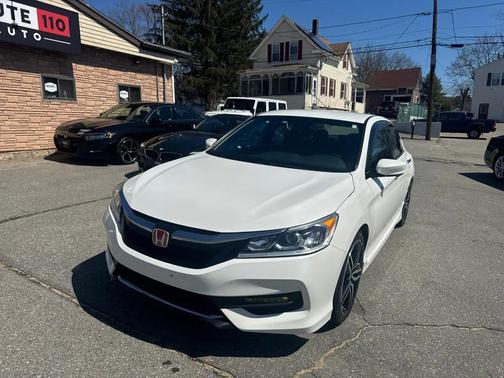 White Orchid Pearl 2017 Honda Accord Sport SE