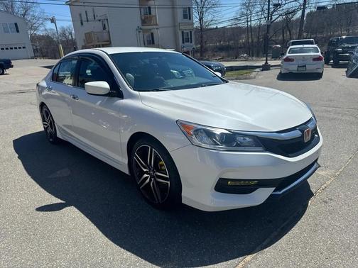 White Orchid Pearl 2017 Honda Accord Sport SE