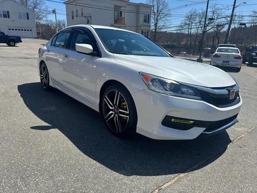White Orchid Pearl 2017 Honda Accord Sport SE