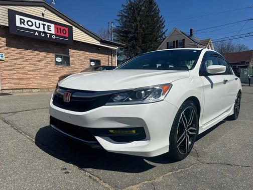 White Orchid Pearl 2017 Honda Accord Sport SE