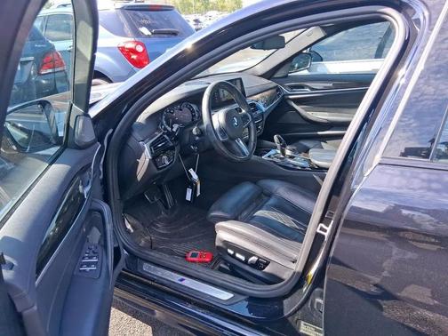 Blue 2017 BMW 540 xDrive