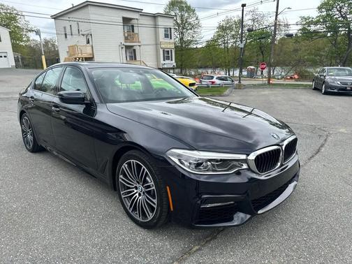 Blue 2017 BMW 540 xDrive