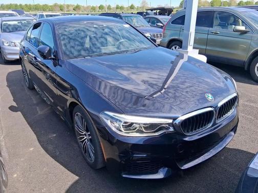 Blue 2017 BMW 540 xDrive
