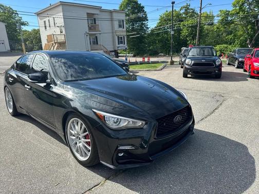 Black Opal Metallic 2024 INFINITI Q50 3.0t RED SPORT 400