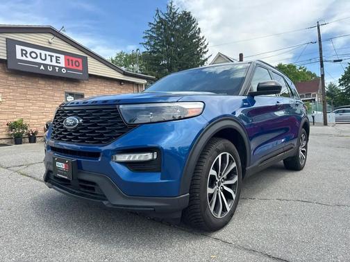 Atlas Blue Metallic 2022 Ford Explorer ST-Line