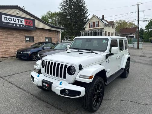 Bright White Clearcoat 2021 Jeep Wrangler Unlimited 4xe Sahara High Altitude