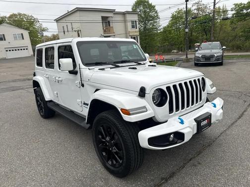 Bright White Clearcoat 2021 Jeep Wrangler Unlimited 4xe Sahara High Altitude