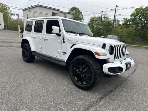 Bright White Clearcoat 2021 Jeep Wrangler Unlimited 4xe Sahara High Altitude