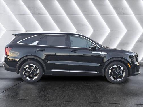 Aurora Black Pearl 2026 Kia Sorento Hybrid EX