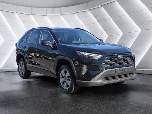 Midnight Black Metallic 2025 Toyota RAV4 Hybrid LE