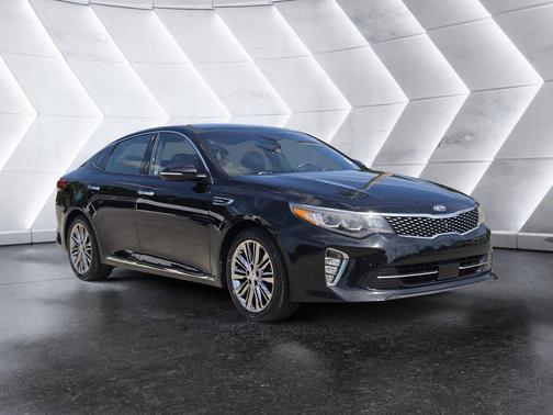 Ebony Black 2018 Kia Optima SX Turbo