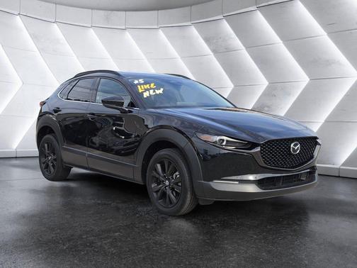 Jet Black Mica 2025 Mazda CX-30 2.5 Turbo Premium Package