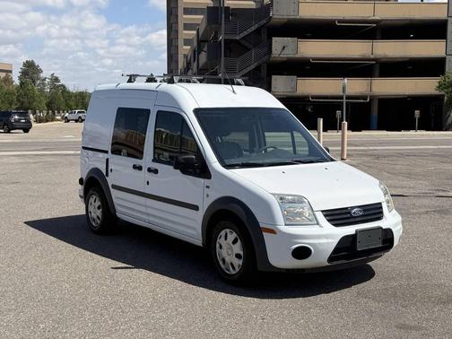Frozen White 2010 Ford Transit Connect XLT