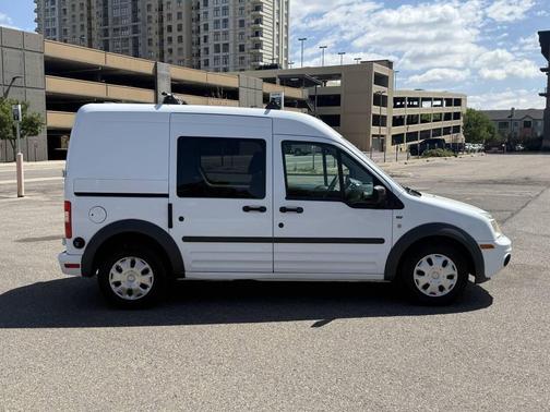 Frozen White 2010 Ford Transit Connect XLT
