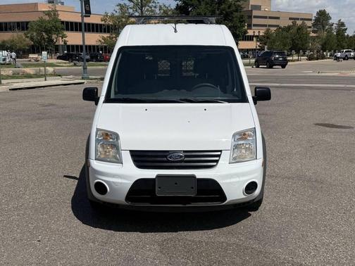 Frozen White 2010 Ford Transit Connect XLT
