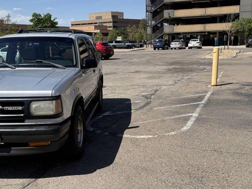 Silver 1992 Mazda Navajo LX