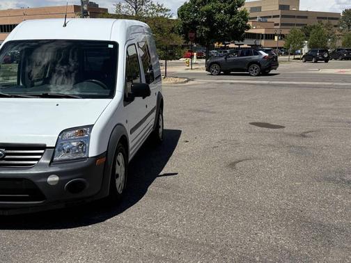Frozen White 2012 Ford Transit Connect XL
