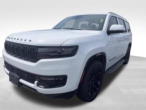 Bright White Clearcoat 2022 Jeep Wagoneer Series I Obsidian 4x4