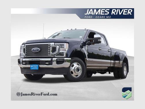 Antimatter Blue Metallic 2022 Ford F-350 King Ranch