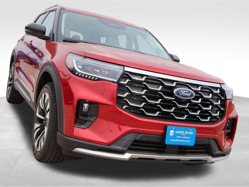 Rapid Red Metallic Tinted Clearcoat 2026 Ford Explorer Platinum