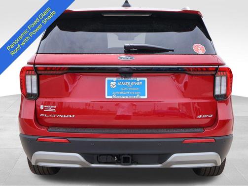 Rapid Red Metallic Tinted Clearcoat 2026 Ford Explorer Platinum