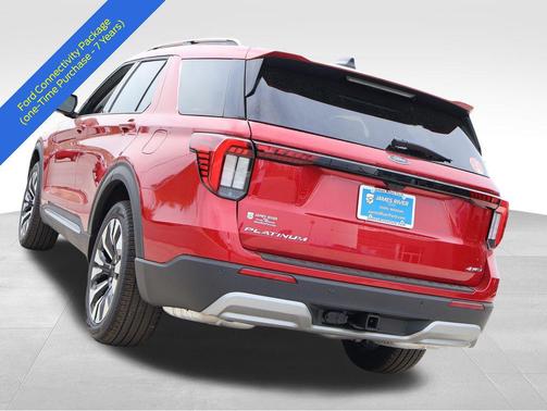 Rapid Red Metallic Tinted Clearcoat 2026 Ford Explorer Platinum
