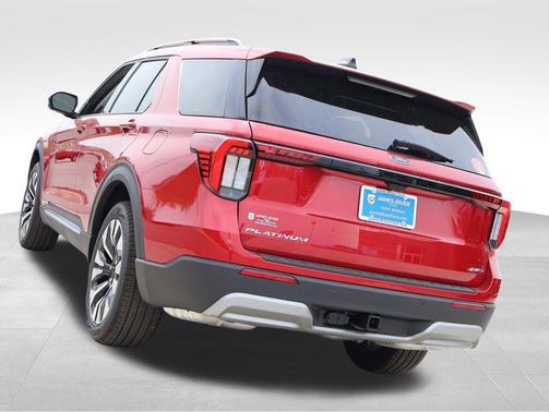 Rapid Red Metallic Tinted Clearcoat 2026 Ford Explorer Platinum