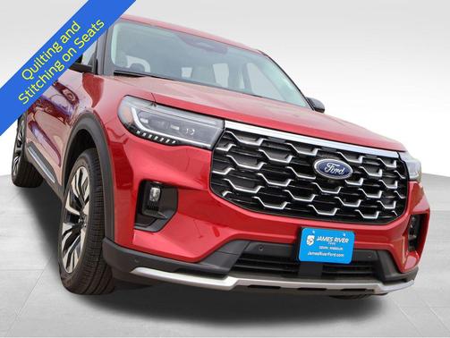 Rapid Red Metallic Tinted Clearcoat 2026 Ford Explorer Platinum