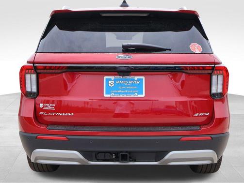 Rapid Red Metallic Tinted Clearcoat 2026 Ford Explorer Platinum