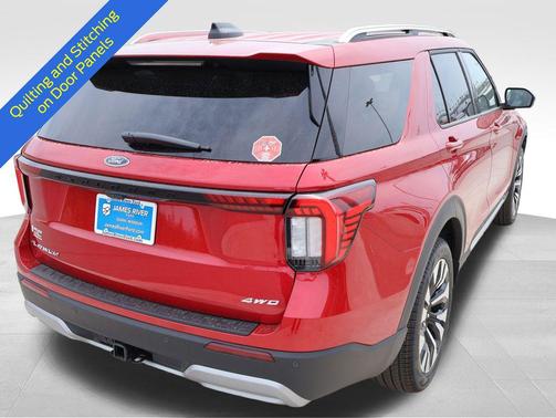 Rapid Red Metallic Tinted Clearcoat 2026 Ford Explorer Platinum