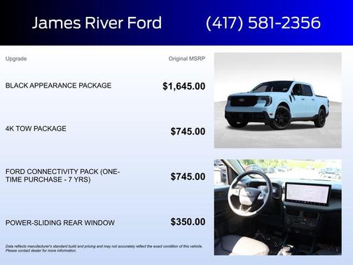 Light Blue 2026 Ford Maverick Lariat