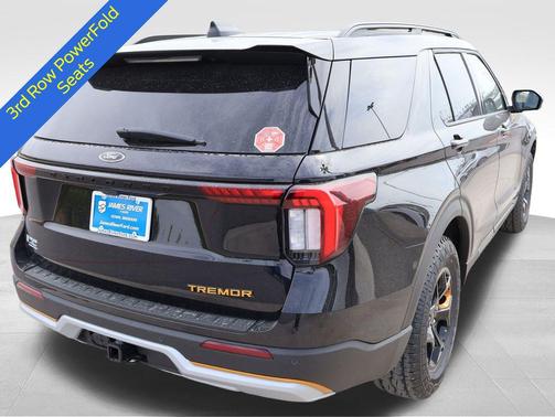 Agate Black Metallic 2026 Ford Explorer Tremor