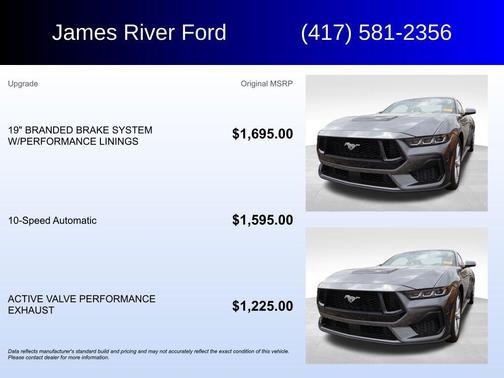 Carbonized Gray Metallic 2024 Ford Mustang GT Premium