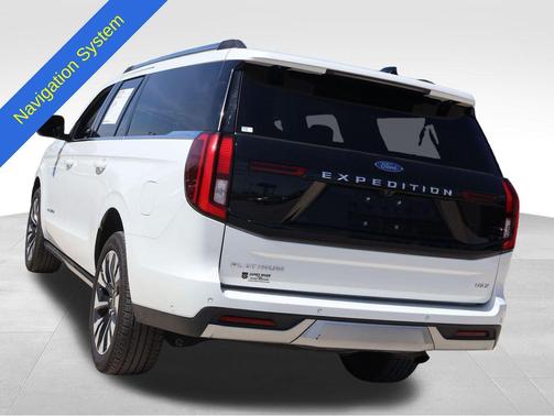 White Metallic 2025 Ford Expedition Max Platinum