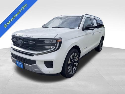 White Metallic 2025 Ford Expedition Max Platinum