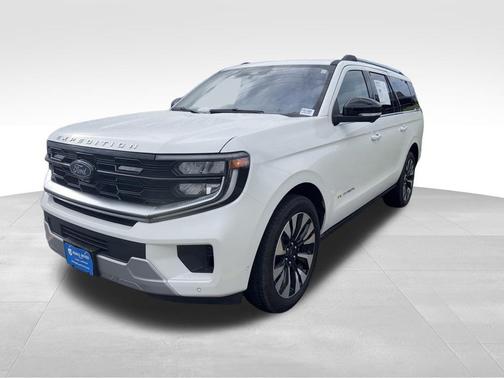 White Metallic 2025 Ford Expedition Max Platinum