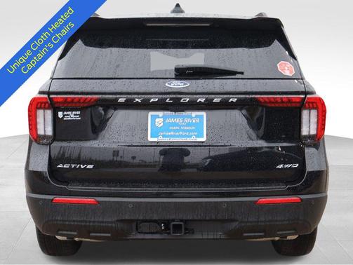 Agate Black Metallic 2026 Ford Explorer Active w/200A Pkg