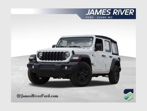 Bright White Clearcoat 2024 Jeep Wrangler Sport