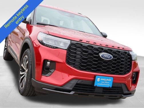 Rapid Red Metallic Tinted Clearcoat 2025 Ford Explorer ST-Line