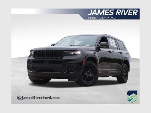 Diamond Black Crystal Pearlcoat 2024 Jeep Grand Cherokee L Altitude SUV