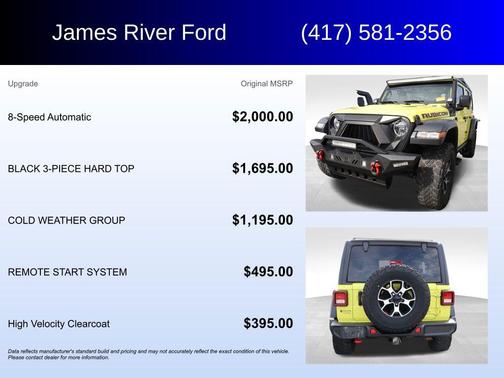 High Velocity Clearcoat 2022 Jeep Wrangler Unlimited Rubicon