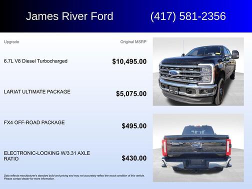 Agate Black Metallic 2024 Ford F-250 Lariat