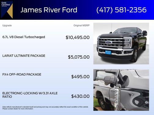 Agate Black Metallic 2024 Ford F-250 Lariat