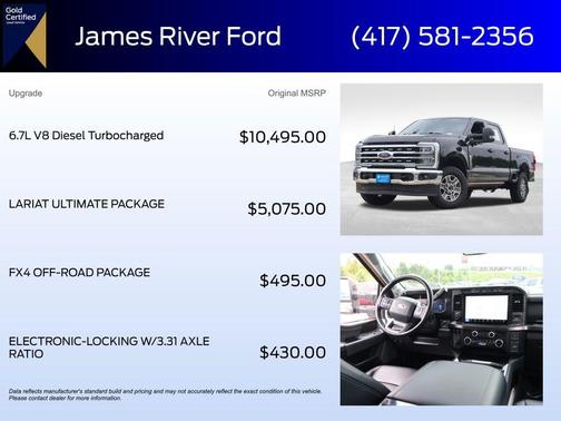Agate Black Metallic 2024 Ford F-250 Lariat