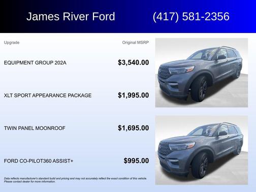 Carbonized Gray Metallic 2023 Ford Explorer XLT
