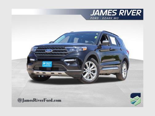 Agate Black Metallic 2024 Ford Explorer XLT