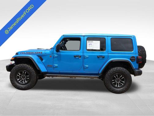 Hydro Blue Pearlcoat 2024 Jeep Wrangler Rubicon